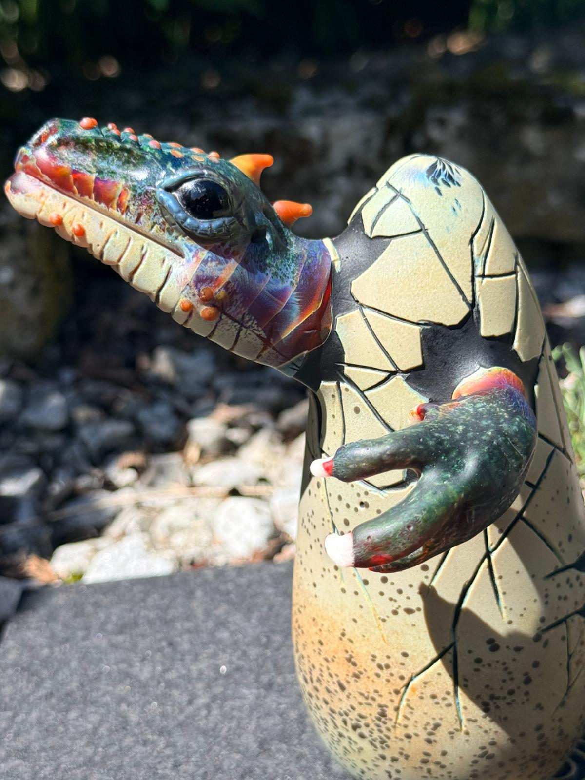 Raptor Hatchling – Handgefertigtes Art Piece