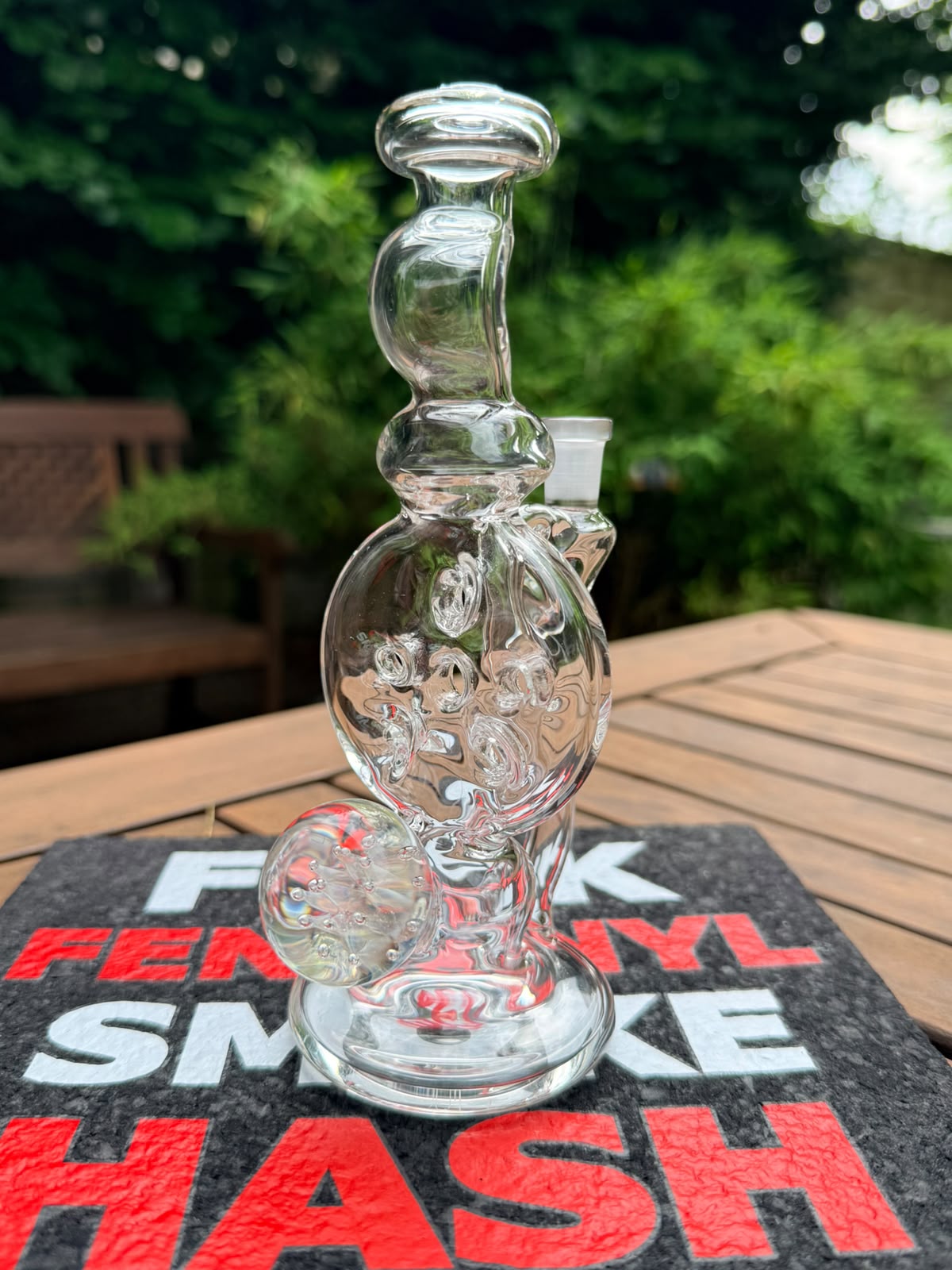 OJ Flames Swiss Perc Rig (Small)