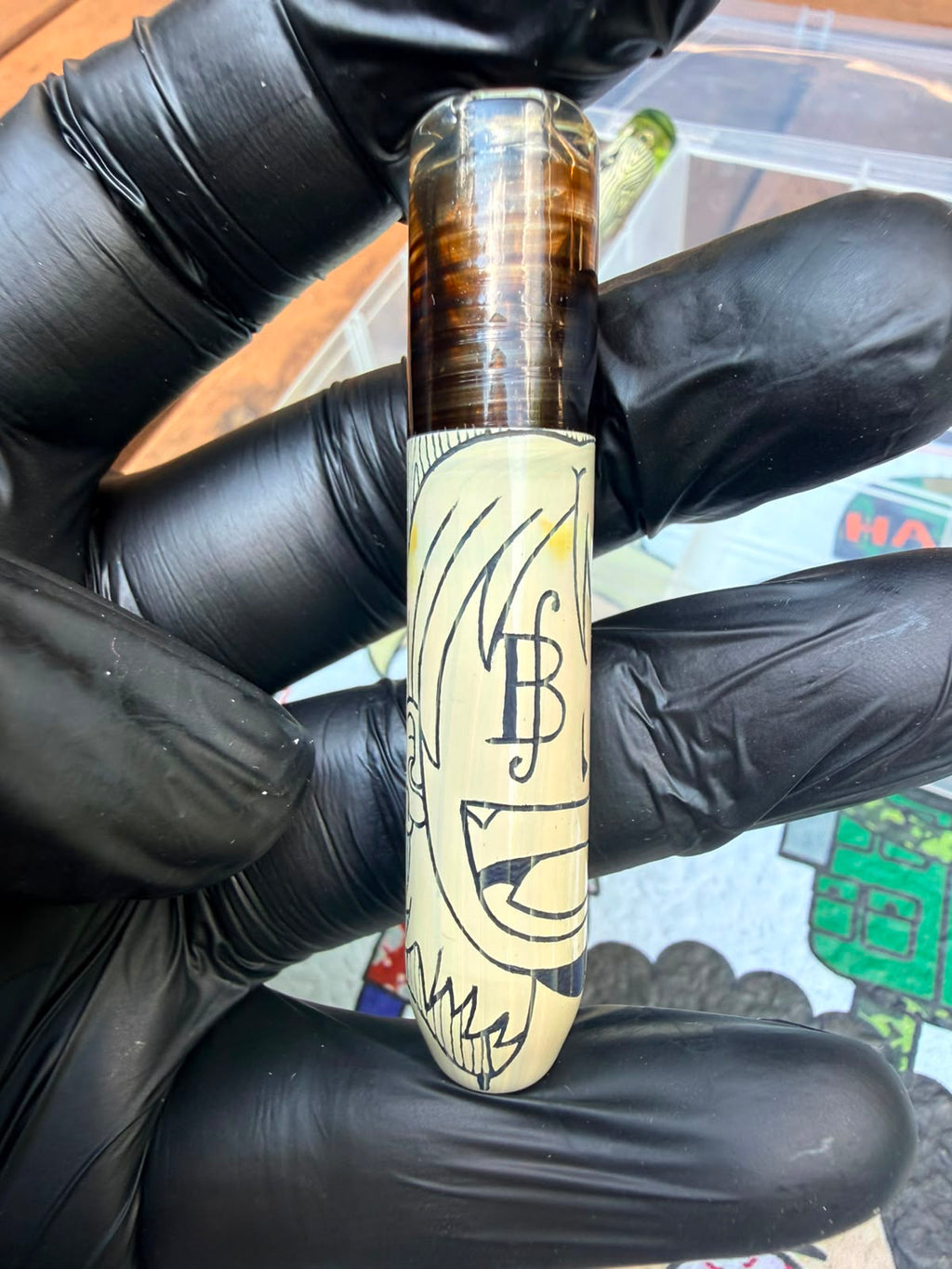 Glass by Gink - Nami „Berry Eyes“ Glasfilter-Tip