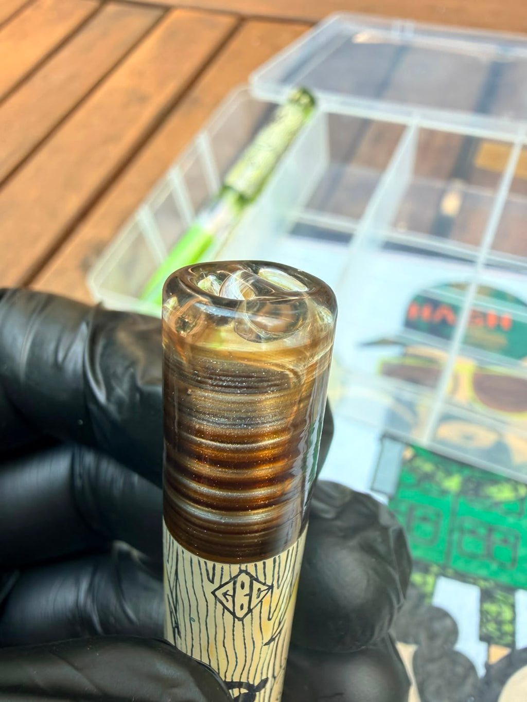 Glass by Gink - Nami „Berry Eyes“ Glasfilter-Tip