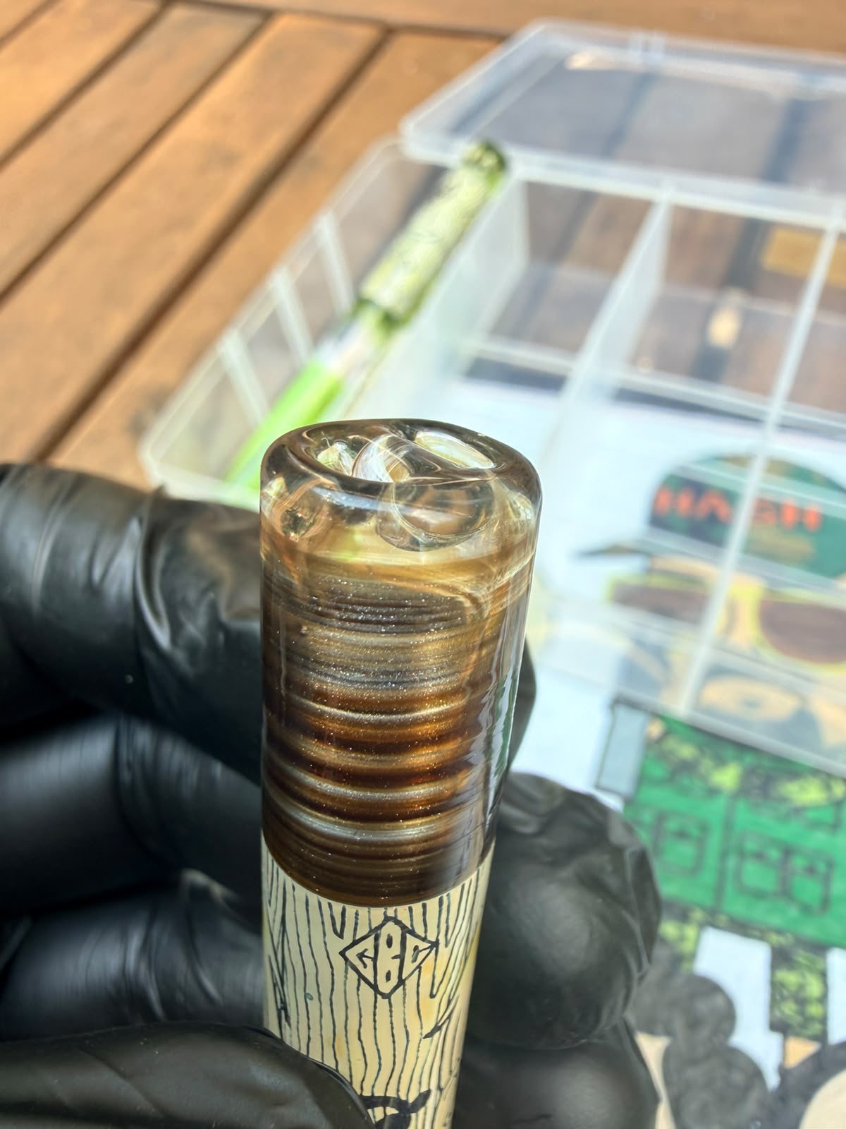 Nami „Berry Eyes“ Glasfilter-Tip von Glass by Gink