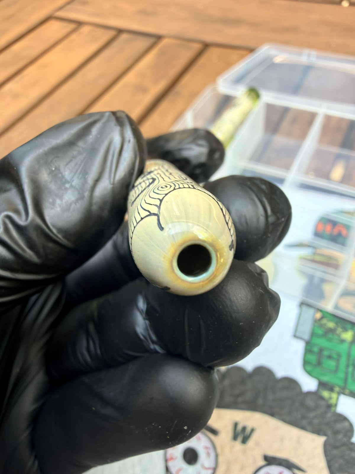 Nami „Berry Eyes“ Glasfilter-Tip von Glass by Gink
