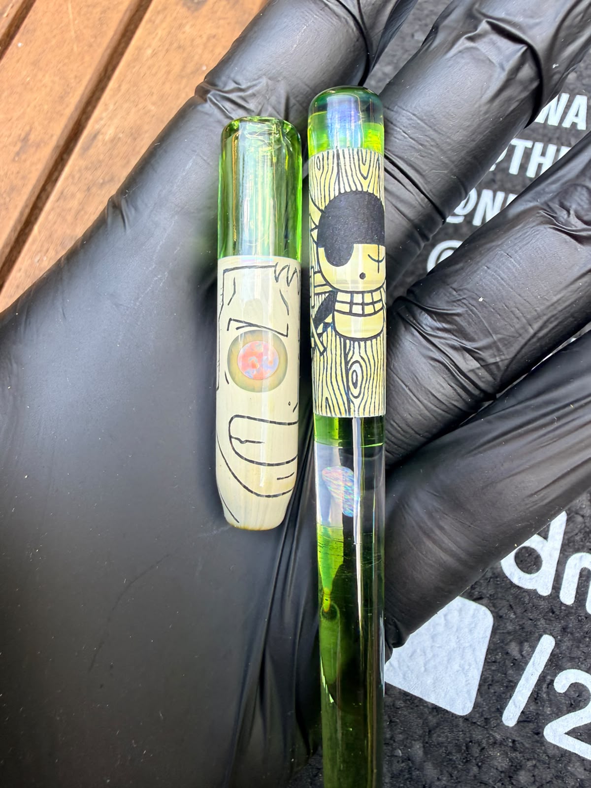 Zoro Glasfilter-Tip & Packer Set mit Opalen von Glass by Gink