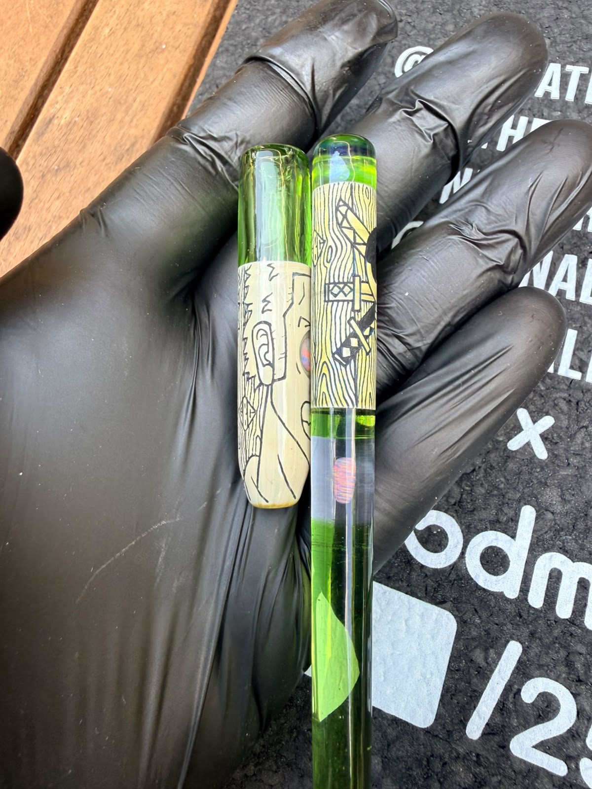 Zoro Glasfilter-Tip & Packer Set mit Opalen von Glass by Gink