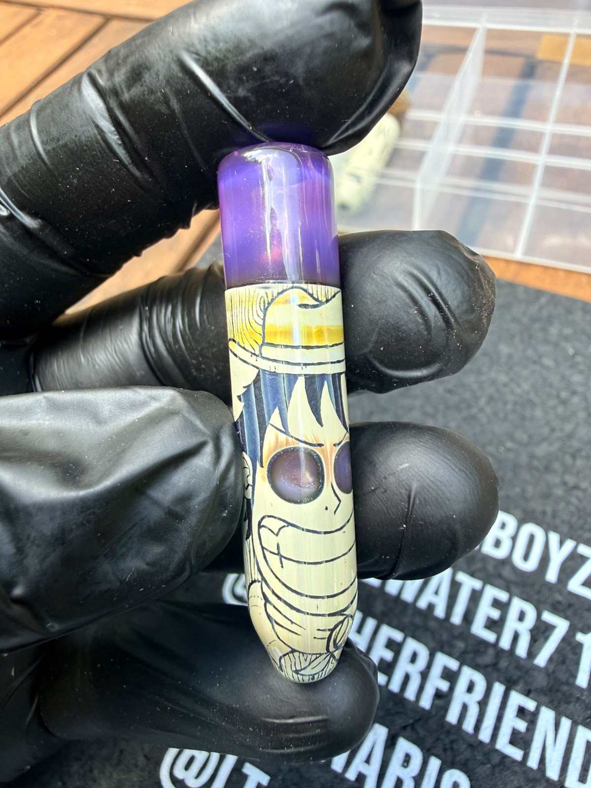 Cowboy Ruffy Glasfilter-Tip von Glass by Gink