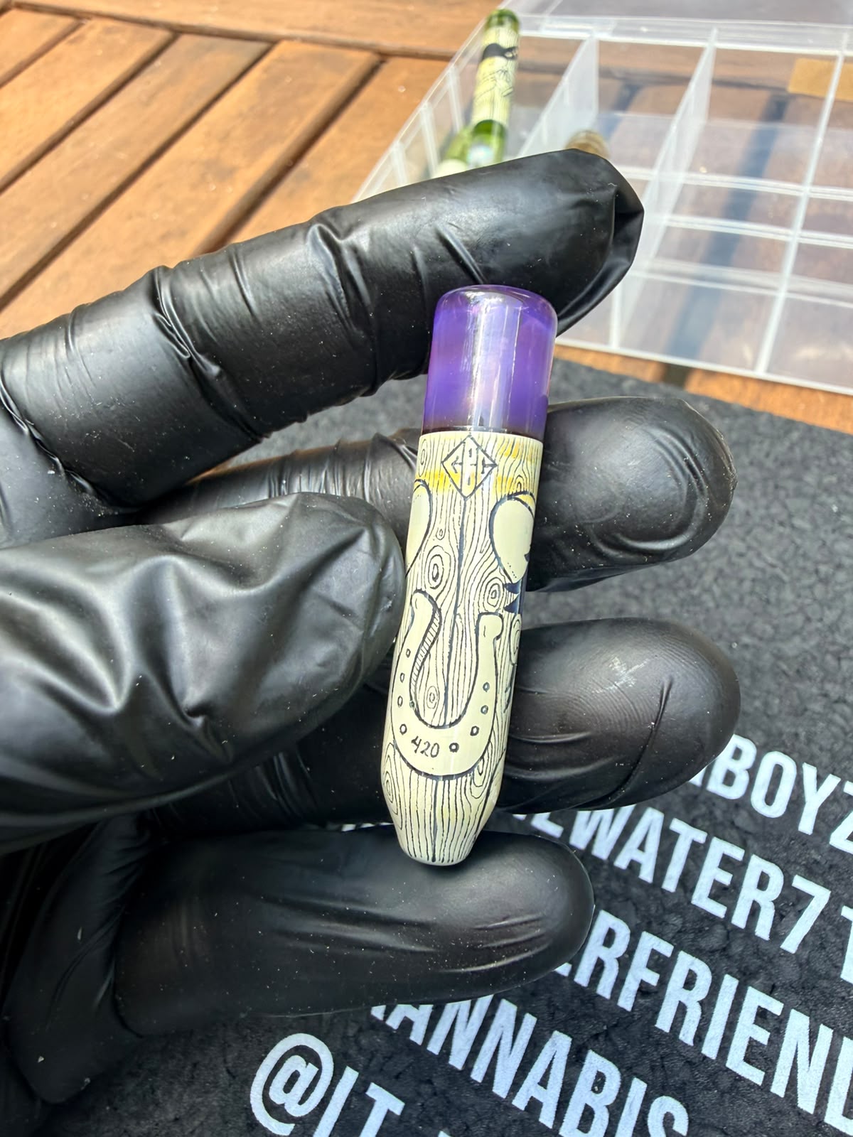 Cowboy Ruffy Glasfilter-Tip von Glass by Gink