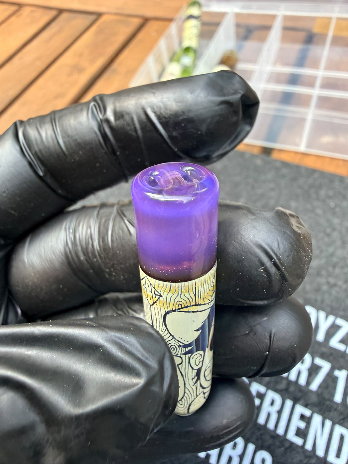 Cowboy Ruffy Glasfilter-Tip von Glass by Gink