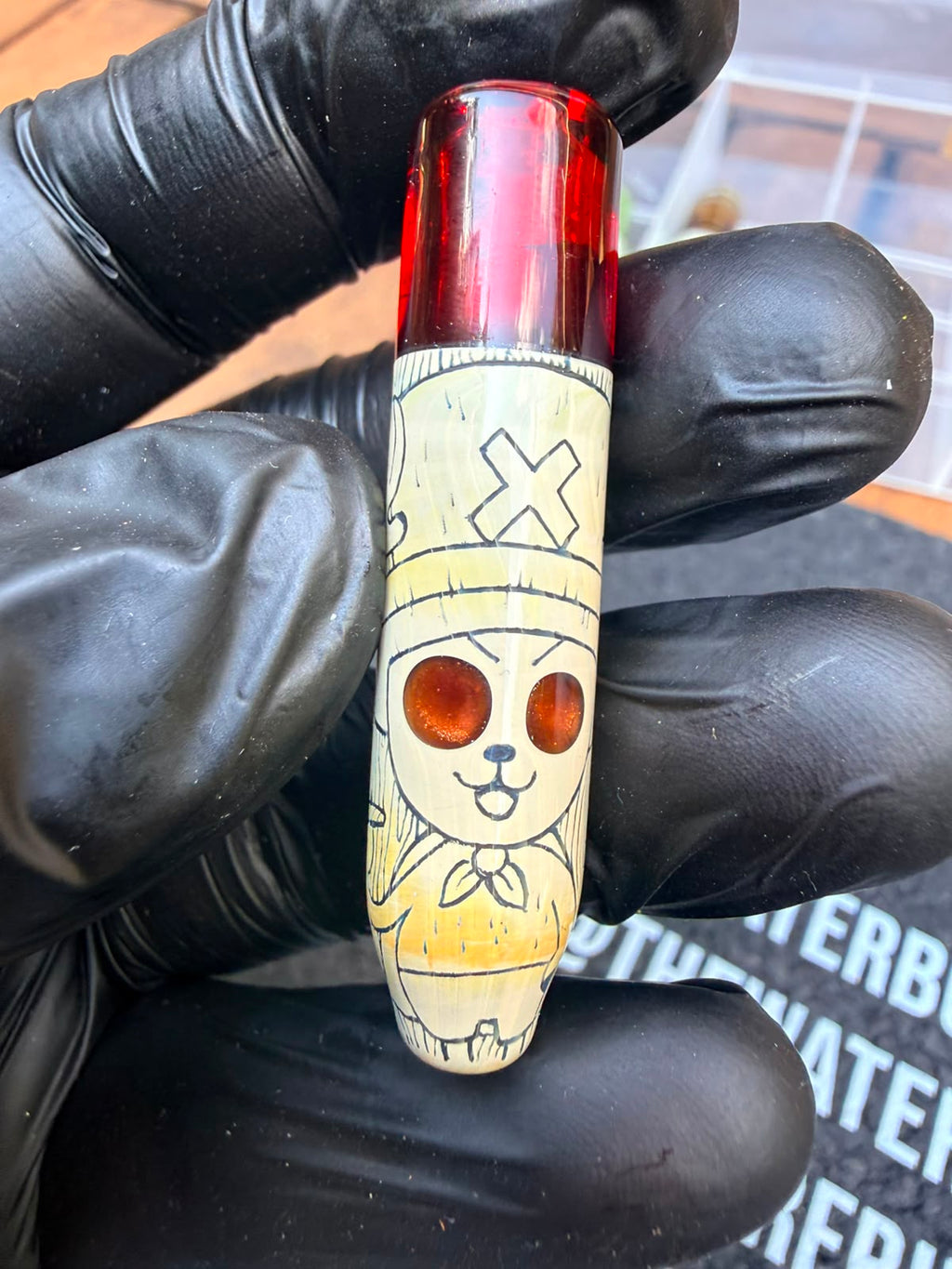 Glass by Gink - Chopper „Red Eyes“ Glasfilter-Tip