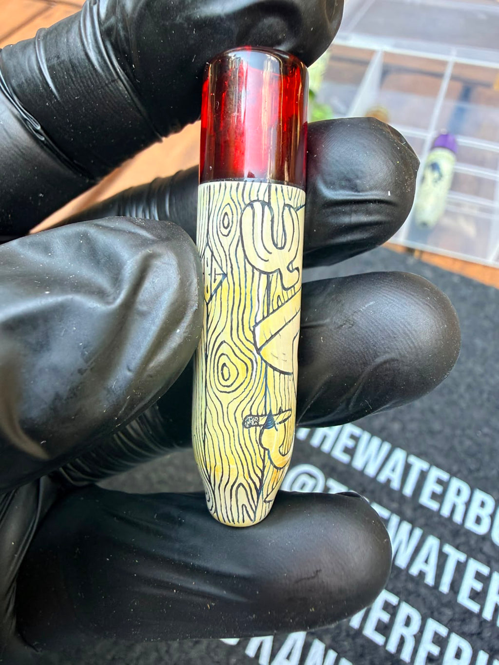 Glass by Gink - Chopper „Red Eyes“ Glasfilter-Tip