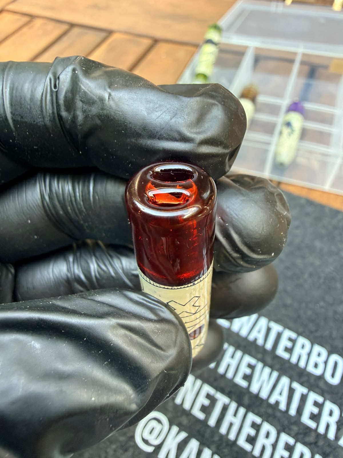 Chopper „Red Eyes“ Glasfilter-Tip von Glass by Gink