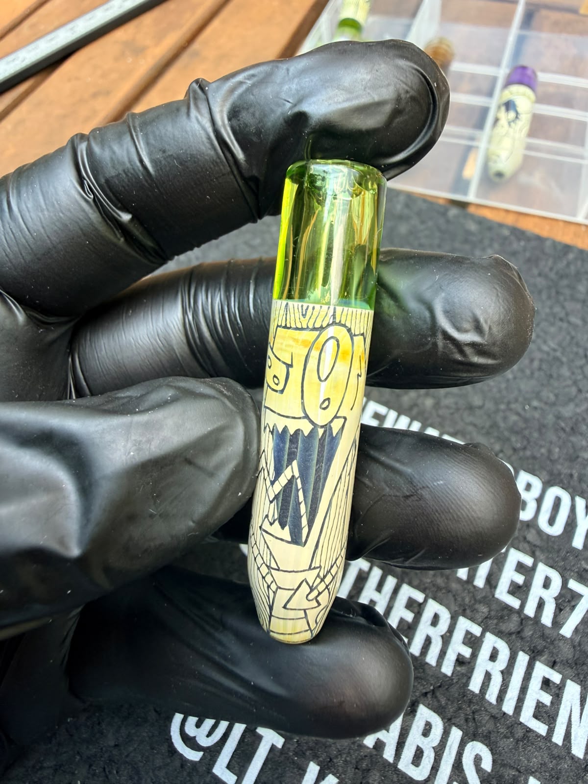 Invader Zim Glasfilter-Tip von Glass by Gink