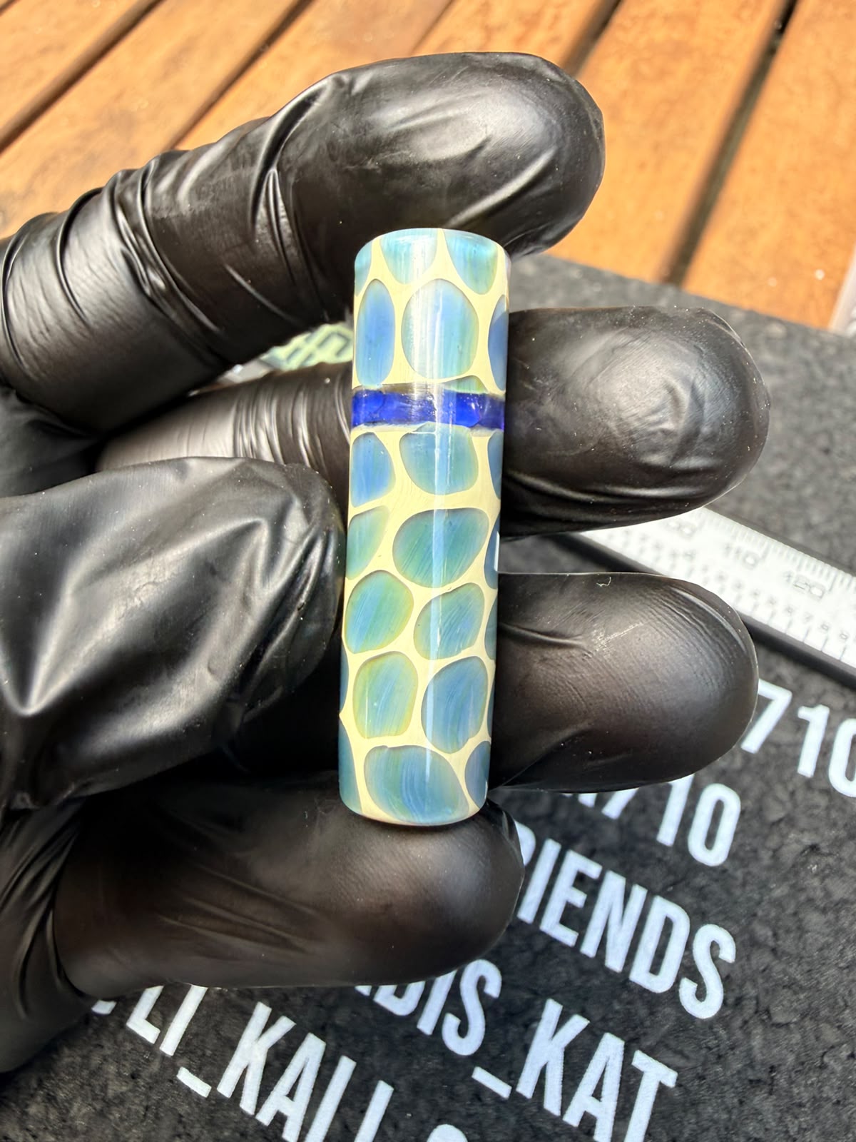 Robertson Glass - Blauer Giraffen Glasfilter-Tip