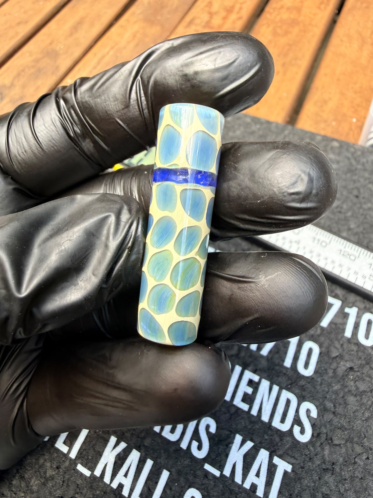 Robertson Glass - Blauer Giraffen Glasfilter-Tip