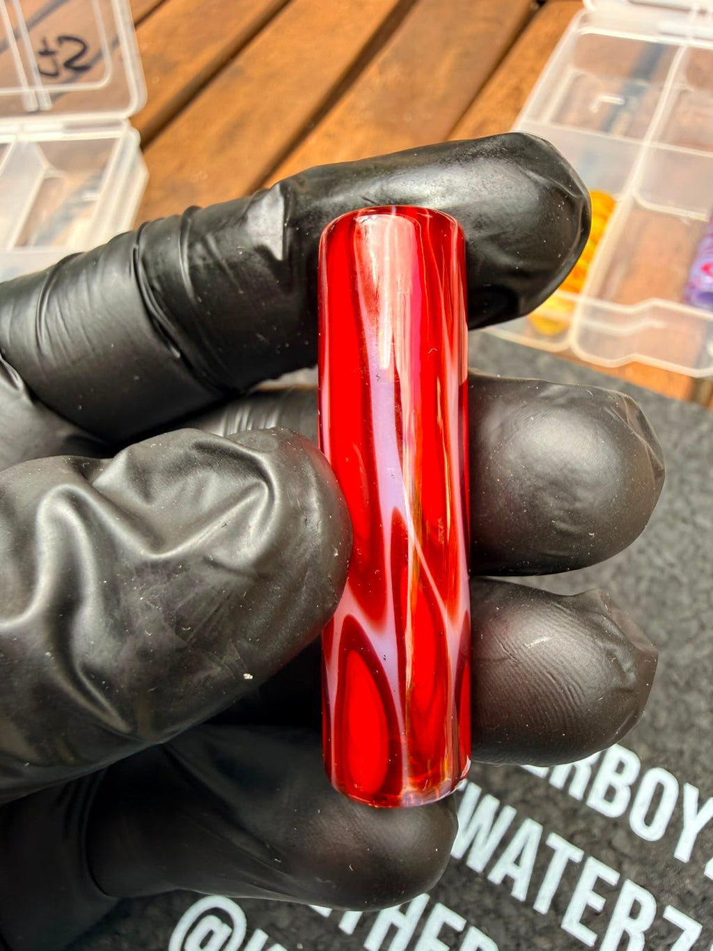 The Shack Glass - Ruby Red Glasfilter-Tip