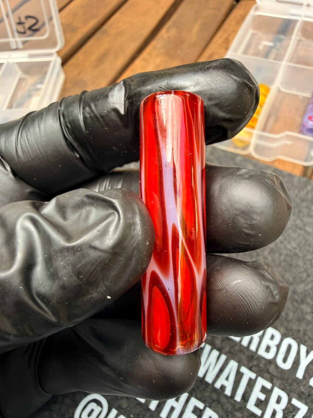 The Shack Glass - Ruby Red Glasfilter-Tip