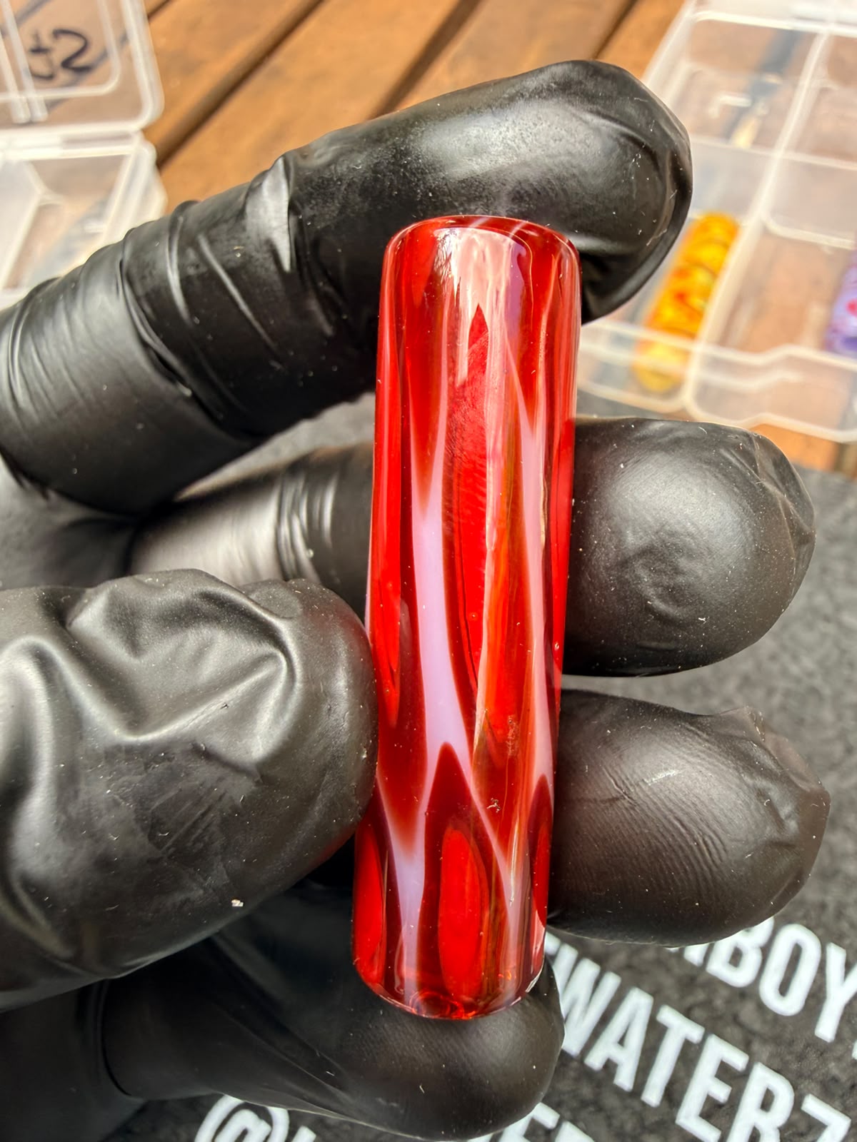 The Shack Glass - Ruby Red Glasfilter-Tip