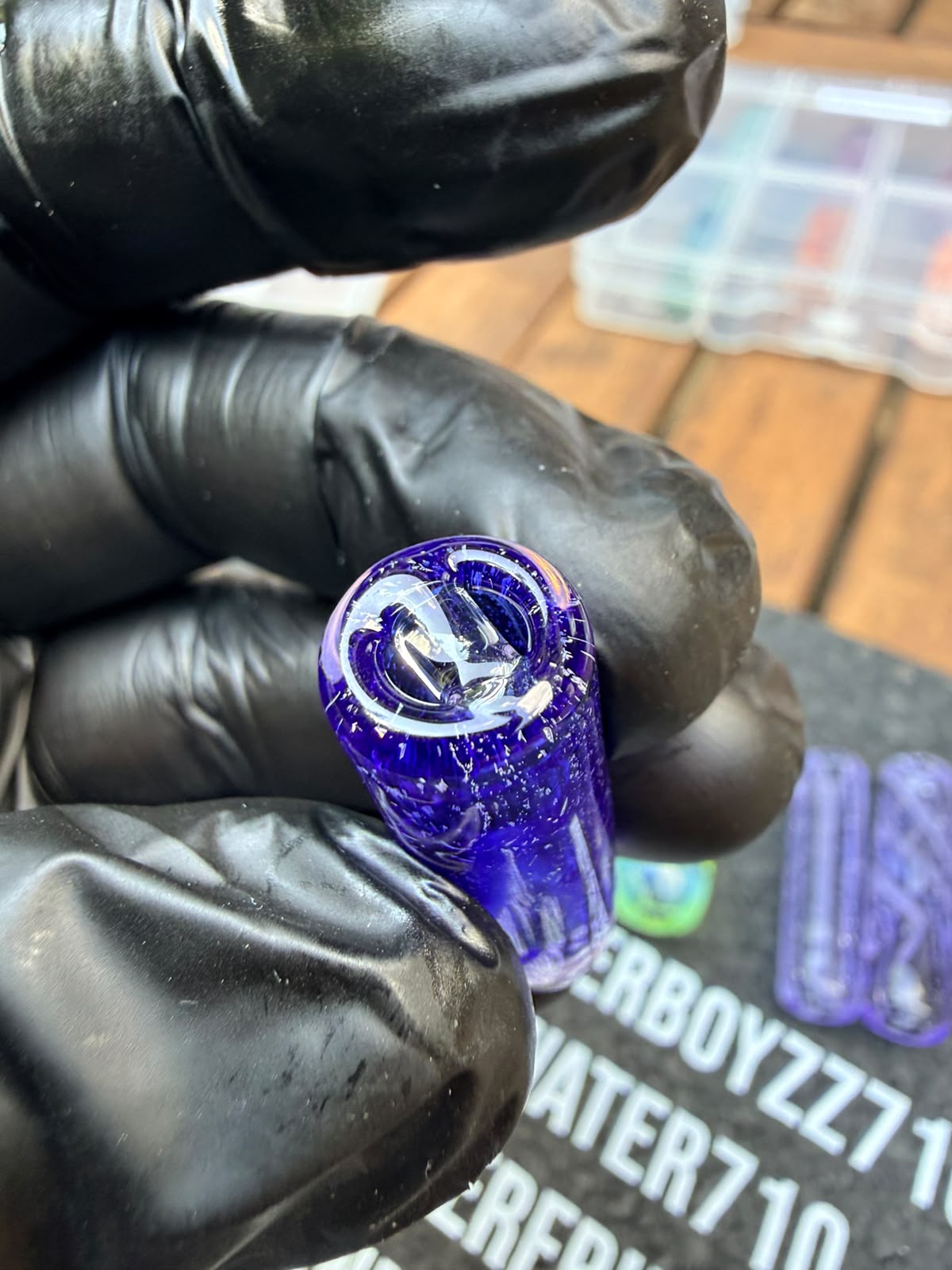 The Shack Glass – Rainbow Dust Filter Tip