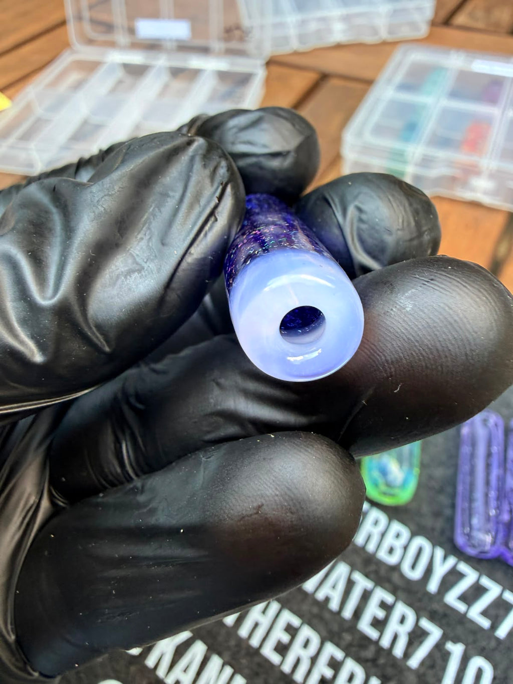 The Shack Glass – Rainbow Dust Filter Tip