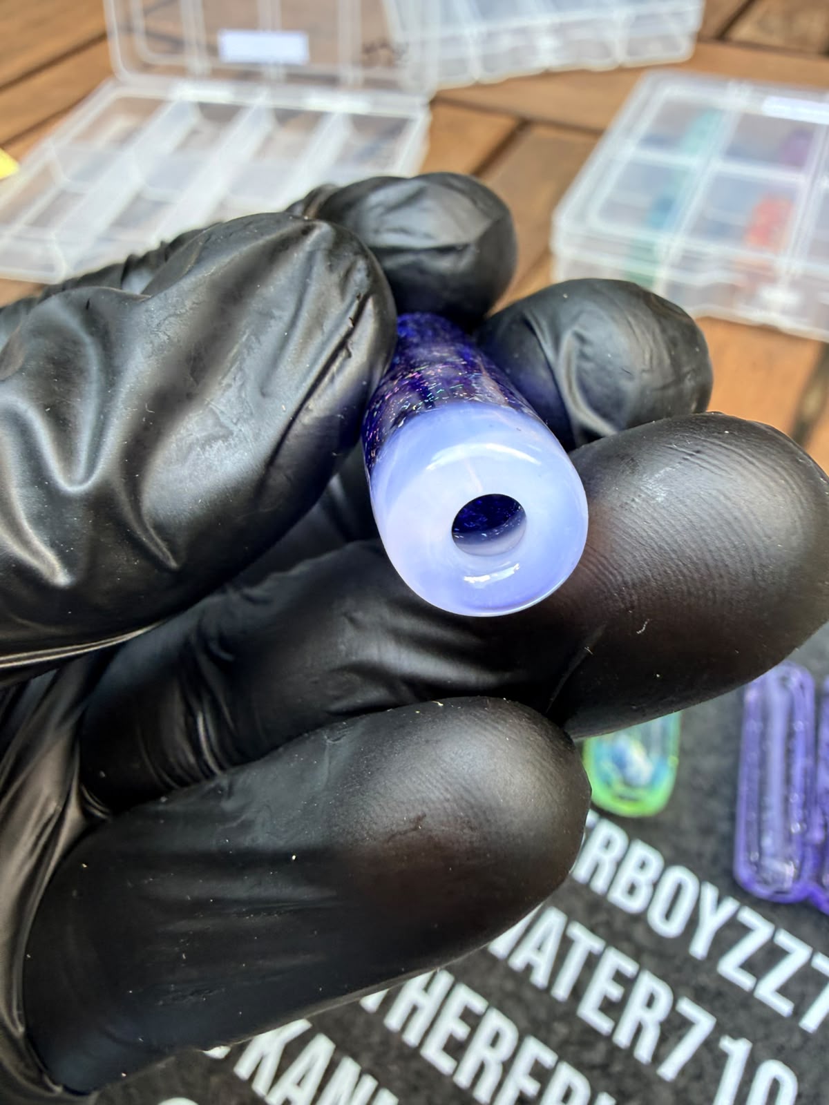 The Shack Glass – Rainbow Dust Filter Tip