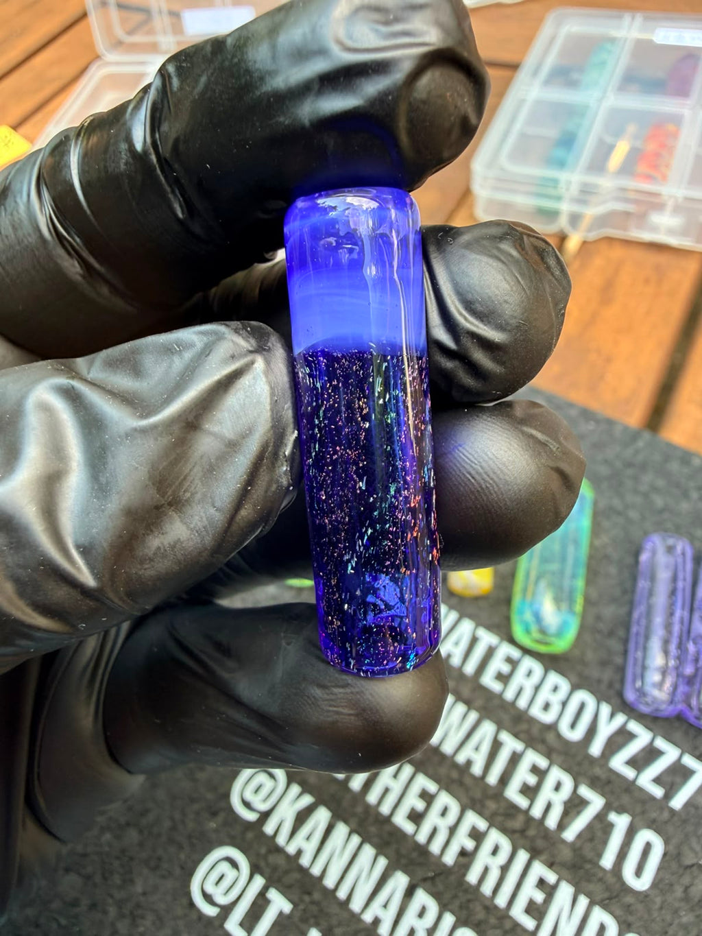 The Shack Glass – Rainbow Dust Filter Tip