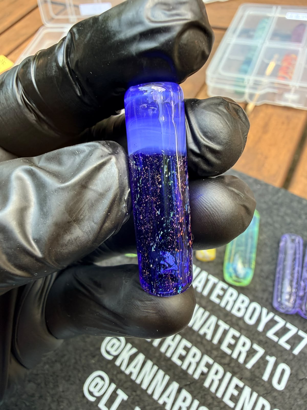 The Shack Glass – Rainbow Dust Filter Tip