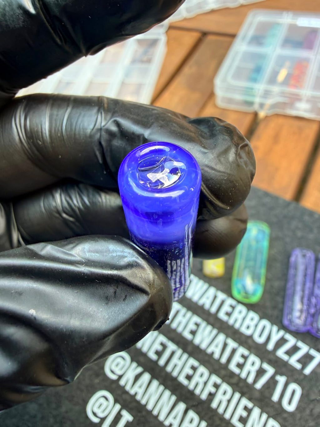 The Shack Glass – Rainbow Dust Filter Tip