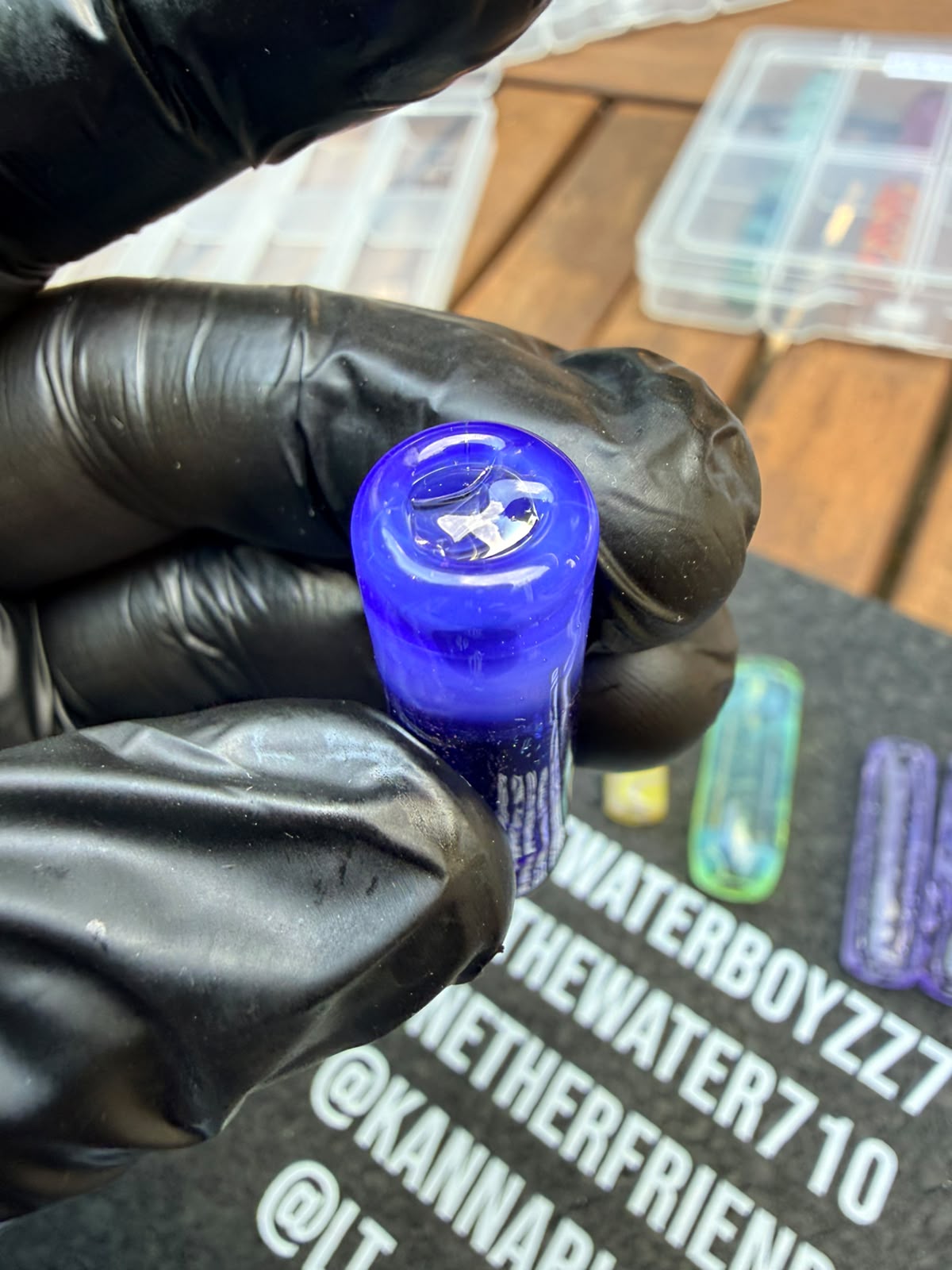 The Shack Glass – Rainbow Dust Filter Tip