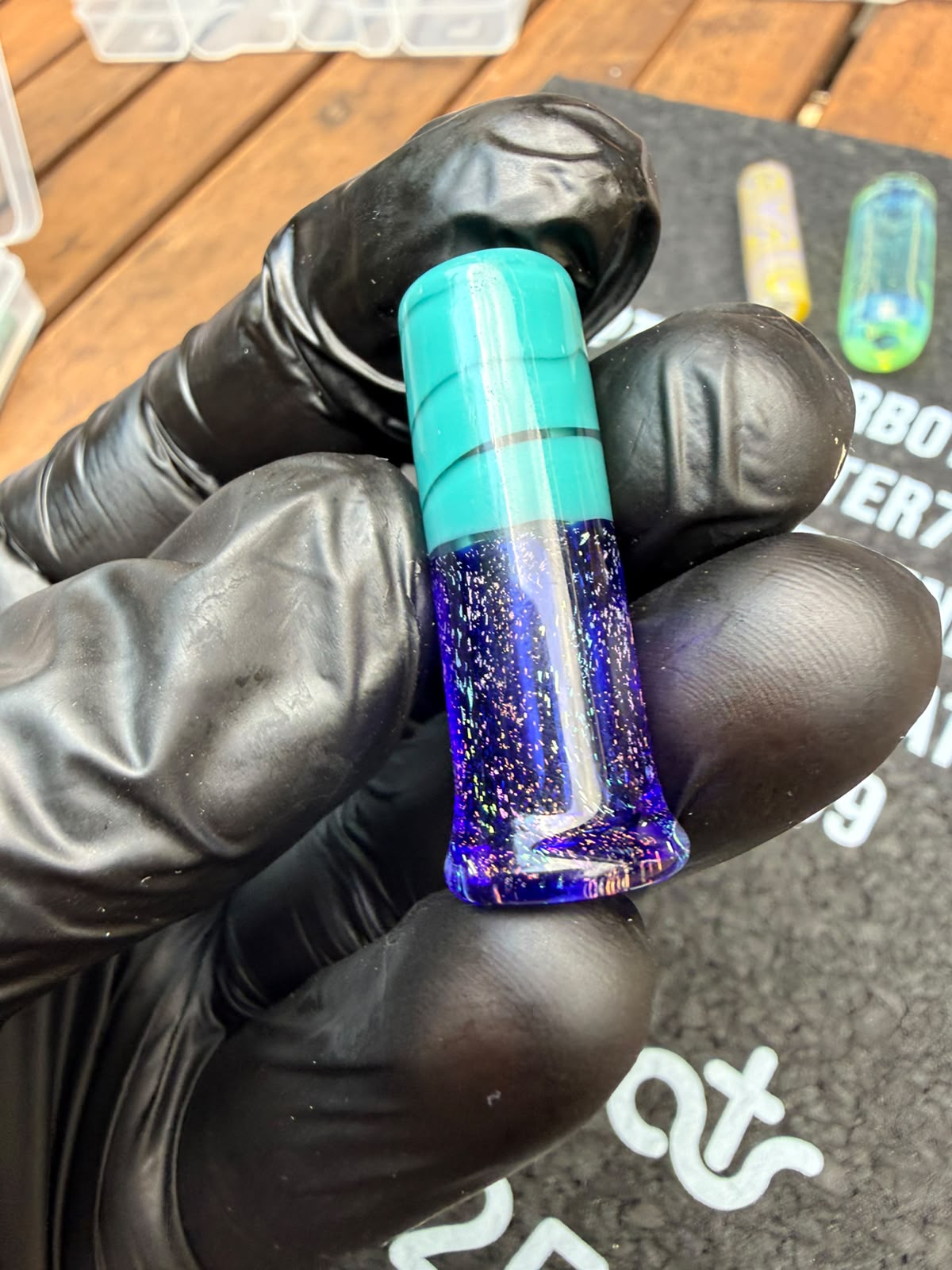 The Shack Glass – Rainbow Dust Filter Tip