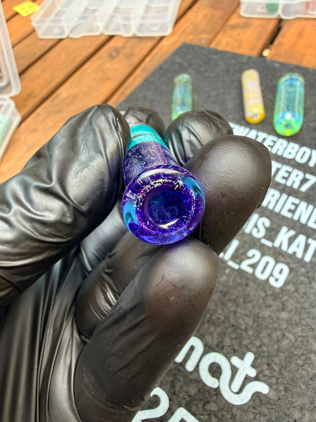 The Shack Glass – Rainbow Dust Filter Tip