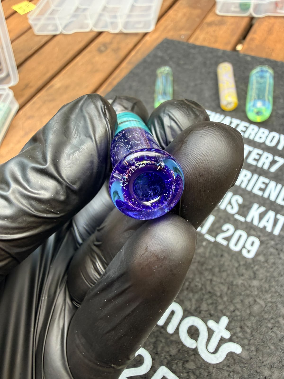 The Shack Glass – Rainbow Dust Filter Tip
