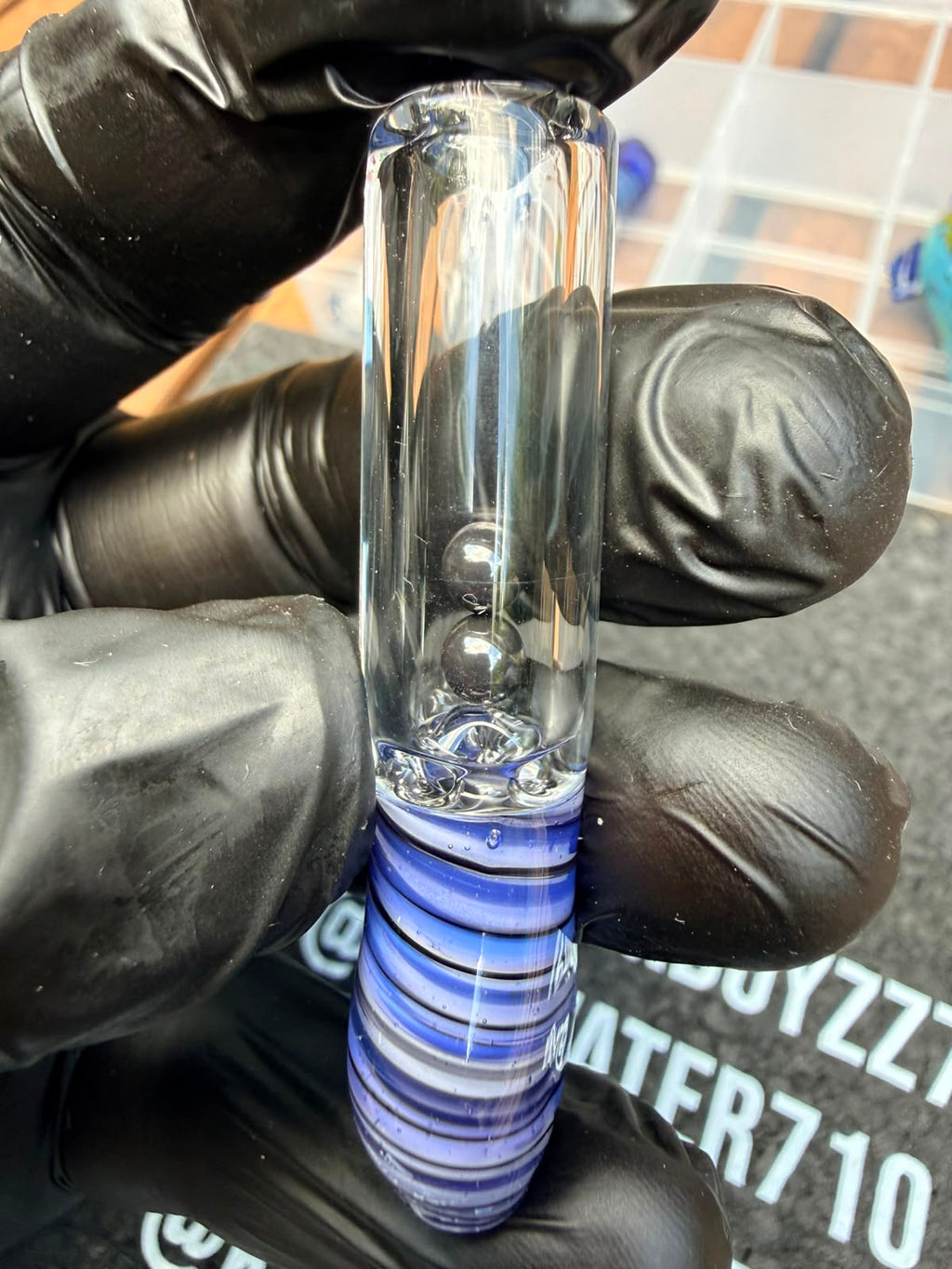 The Shack Glass – Double Pearl Filter Tip