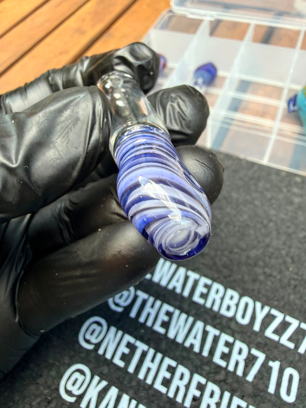 The Shack Glass – Double Pearl Filter Tip