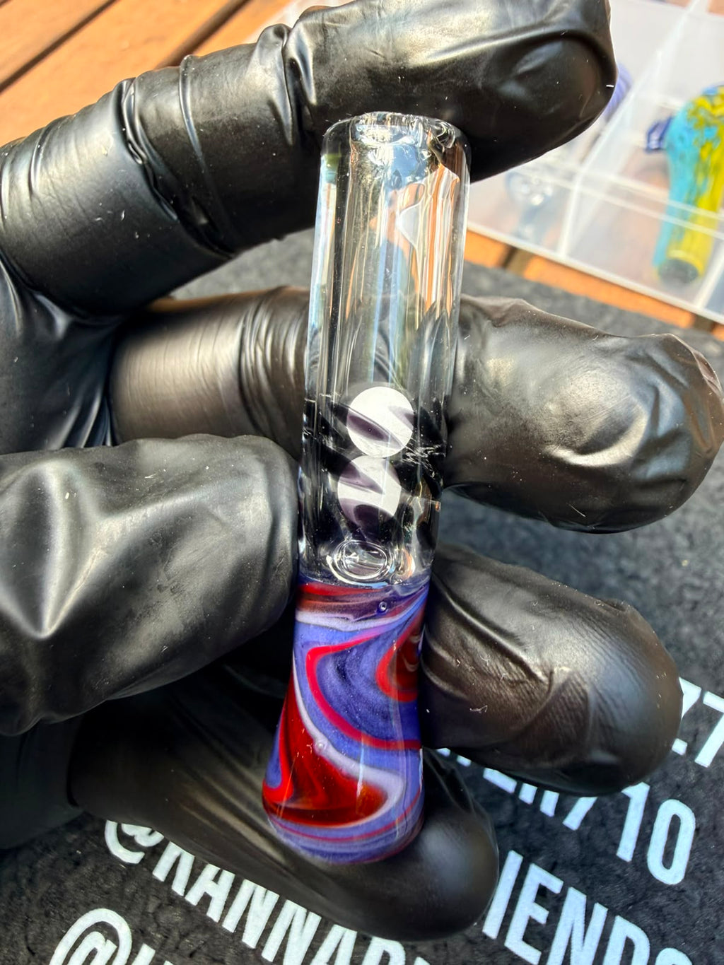The Shack Glass – Double Pearl Filter Tip