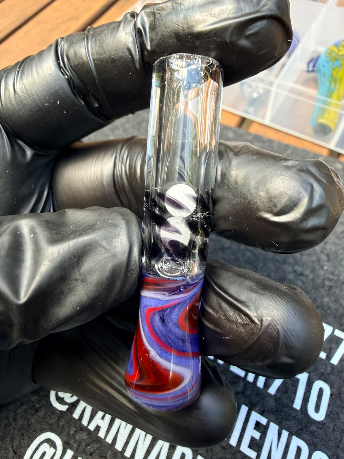 The Shack Glass – Double Pearl Filter Tip