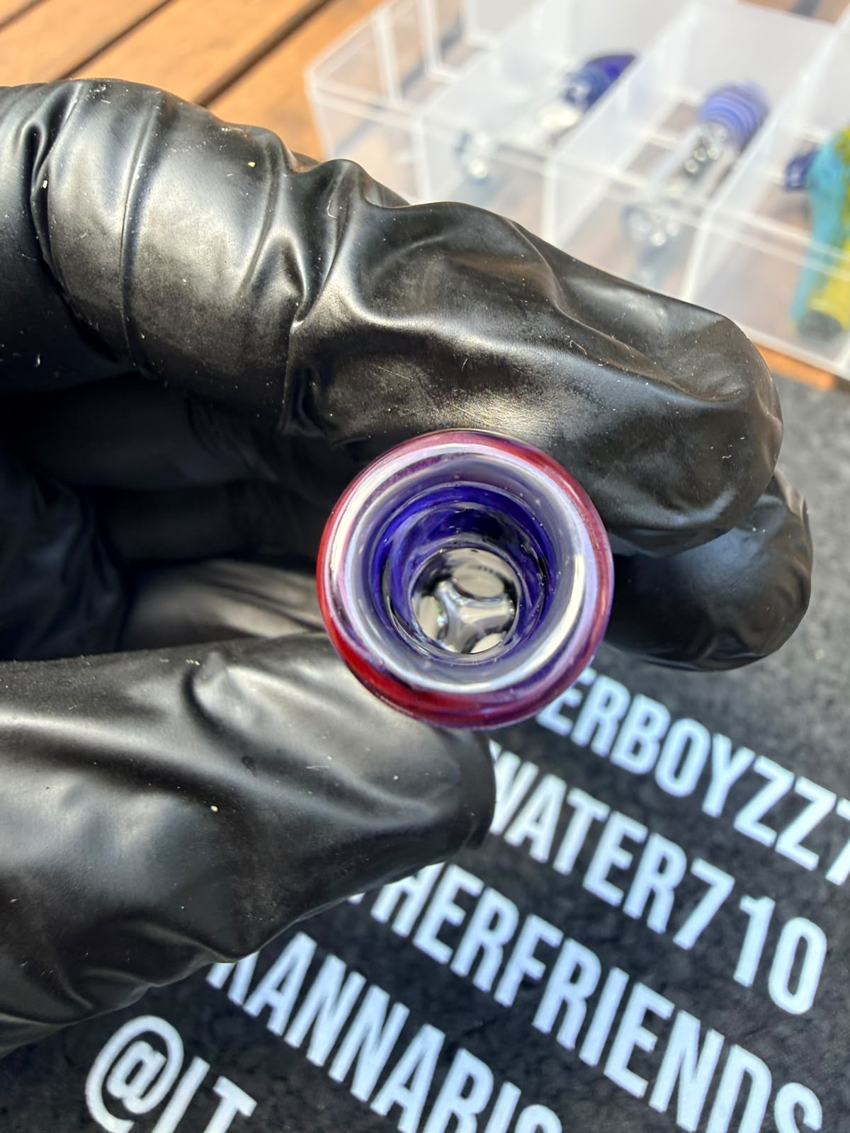 The Shack Glass – Double Pearl Filter Tip