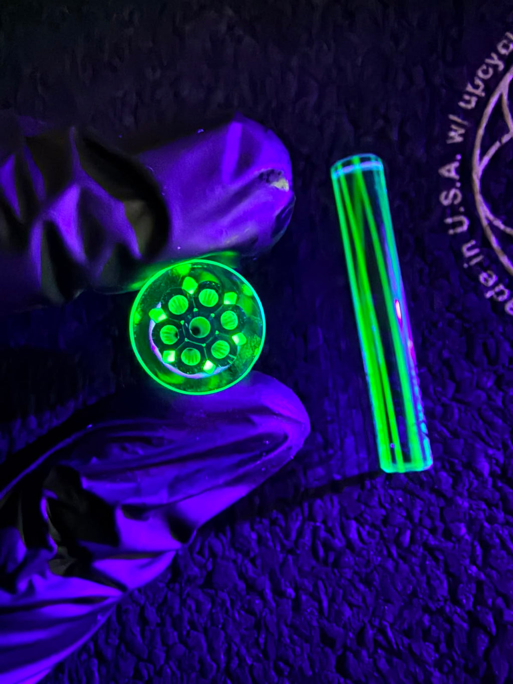 Crisp Packer + Tip Set – UV Reactive Purple & Green