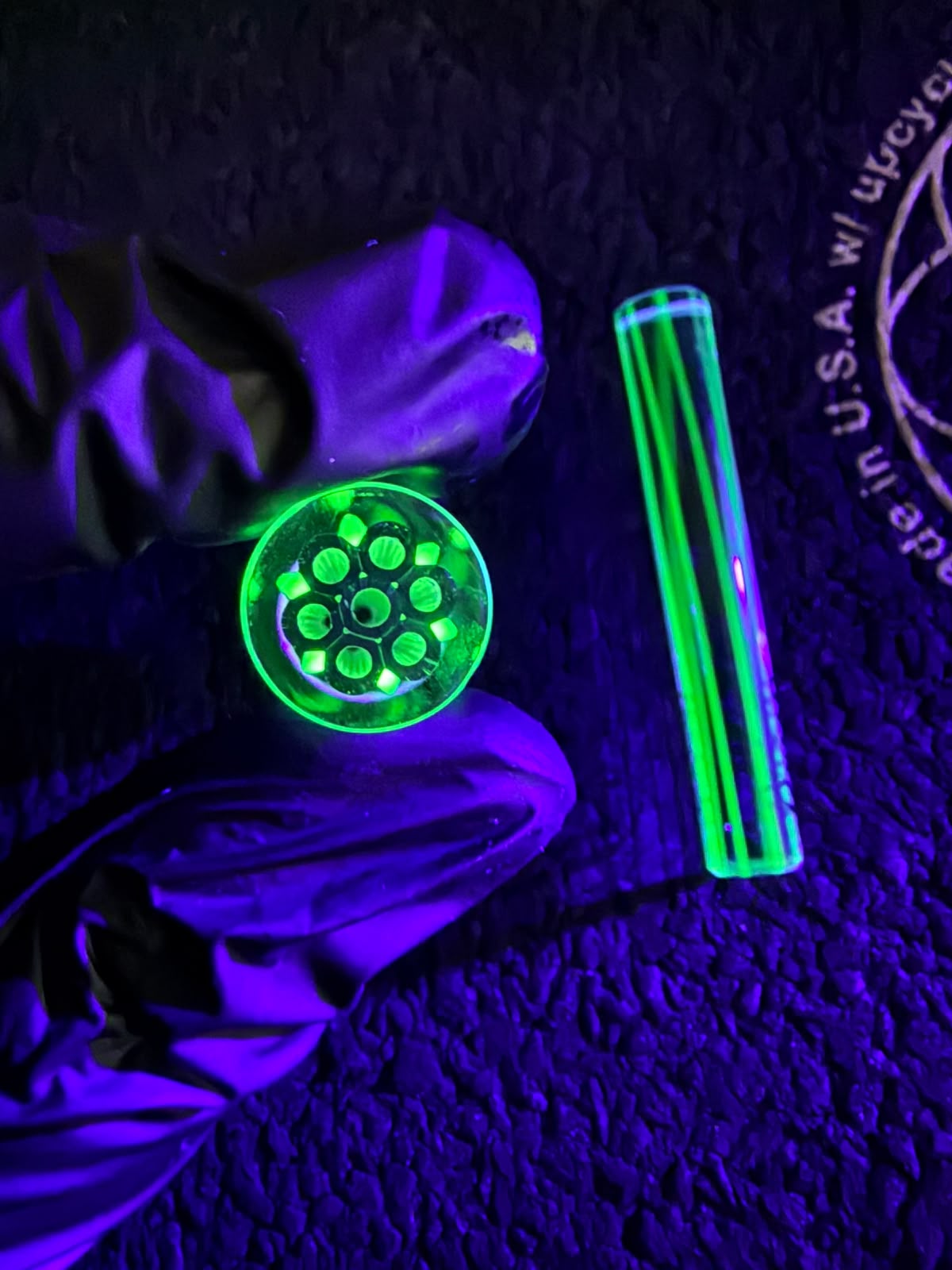 Crisp Packer + Tip Set – UV Reactive Purple & Green
