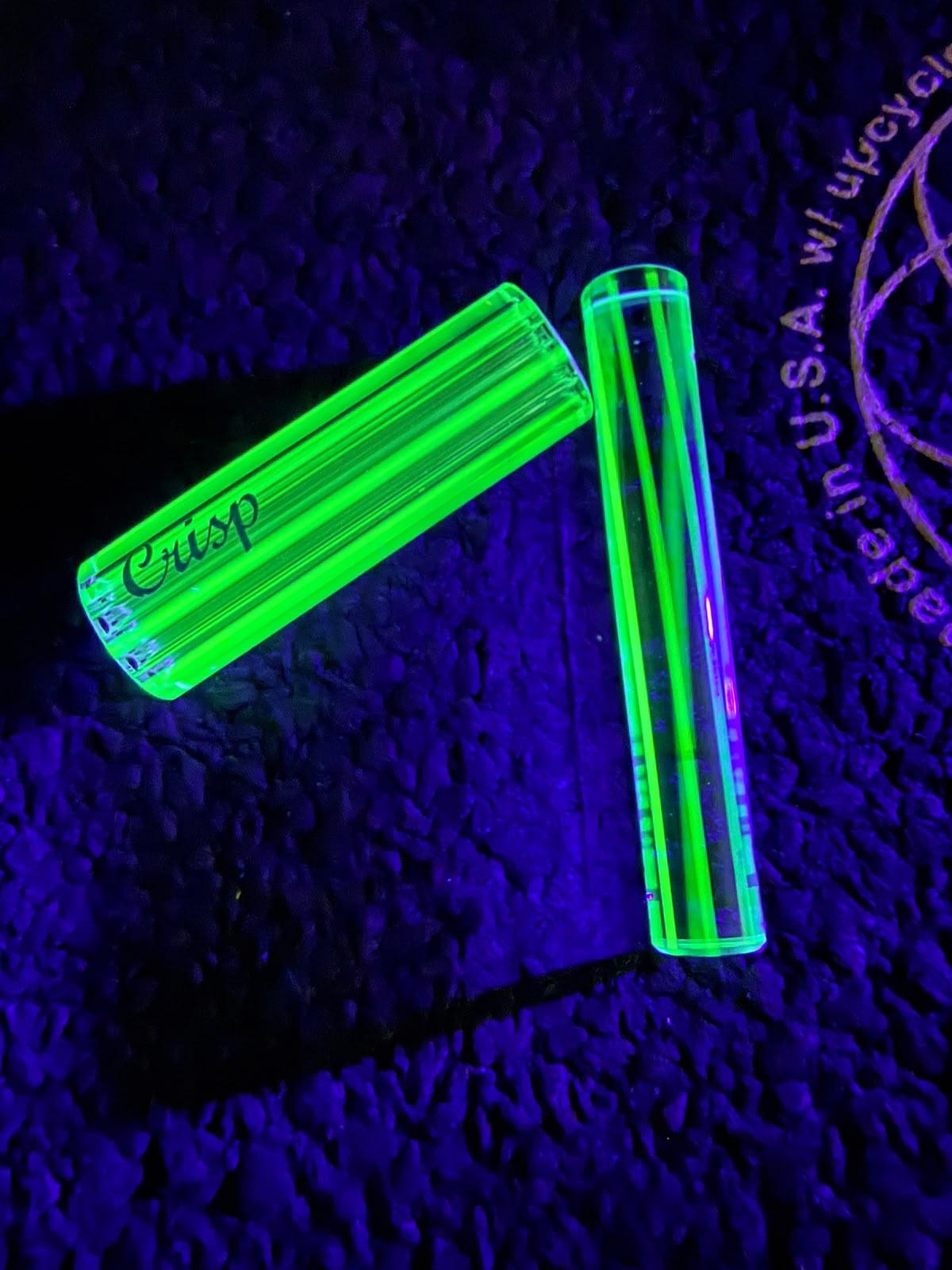 Crisp Packer + Tip Set – UV Reactive Purple & Green