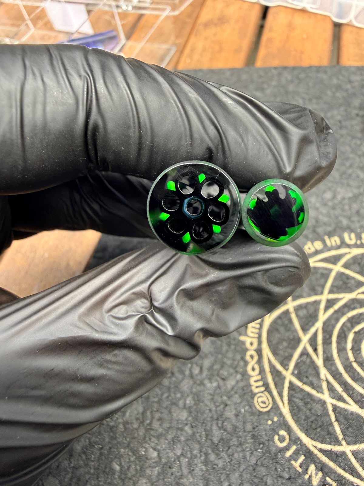 Crisp Packer + Tip Set – Black & Green UV Edition