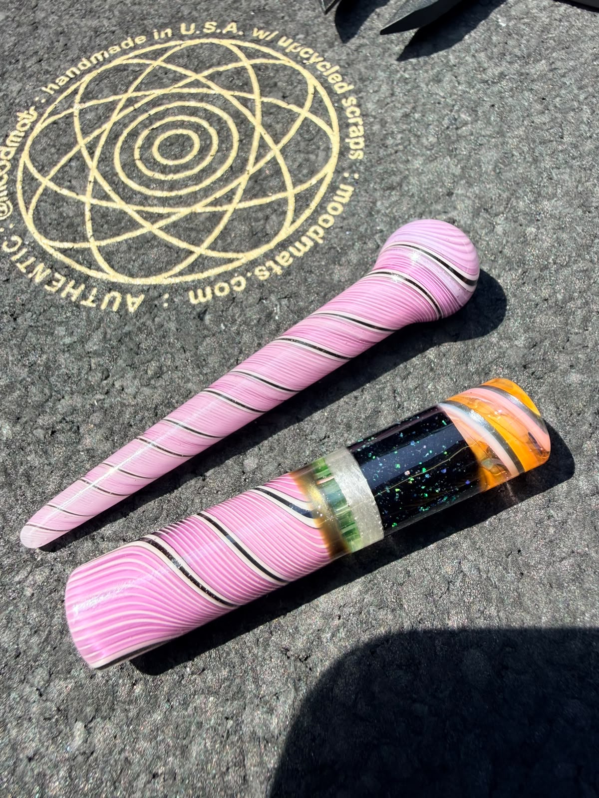 Conversion Glass Packer & Tip Set – UV-Aktiv mit Crushed Opal