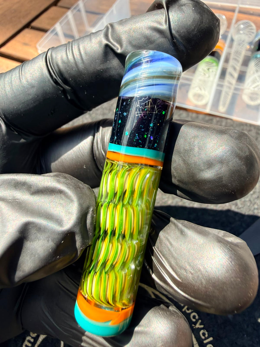 Conversion Glass Filter Tip – UV-Aktiv mit Crushed Opal
