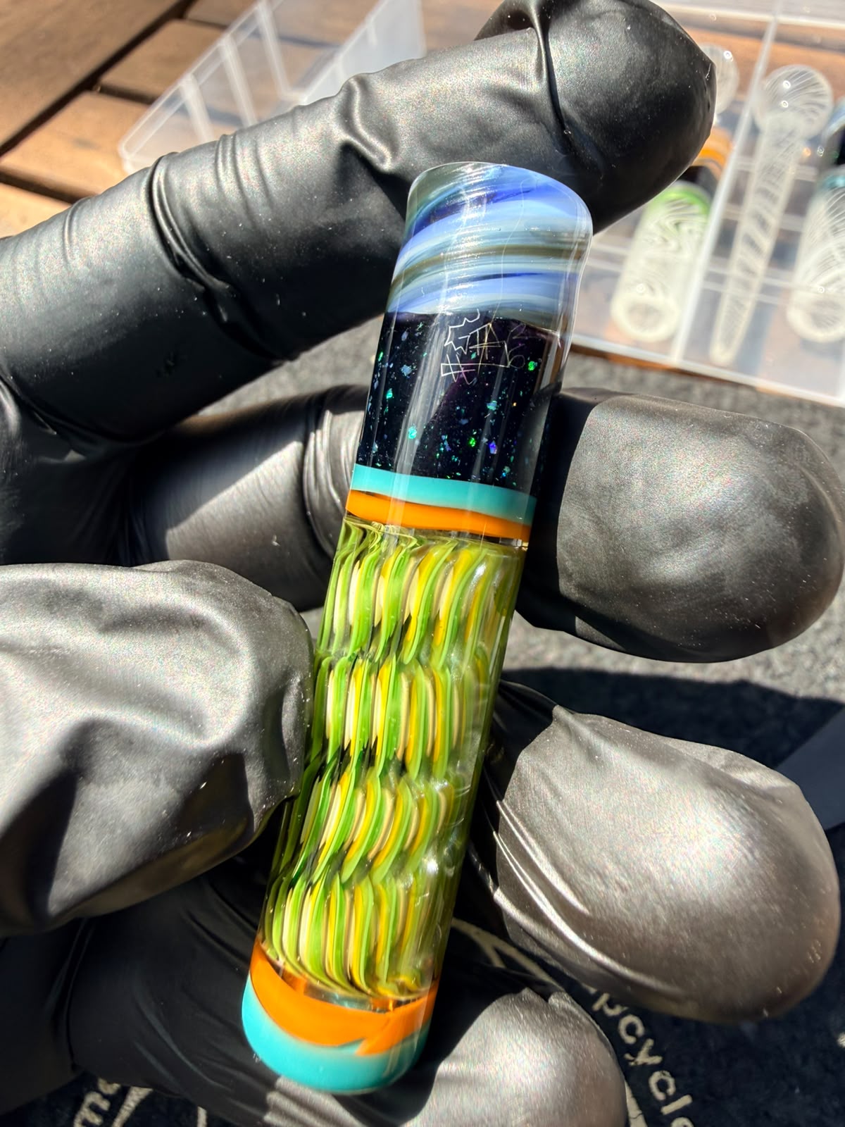 Conversion Glass Filter Tip – UV-Aktiv mit Crushed Opal
