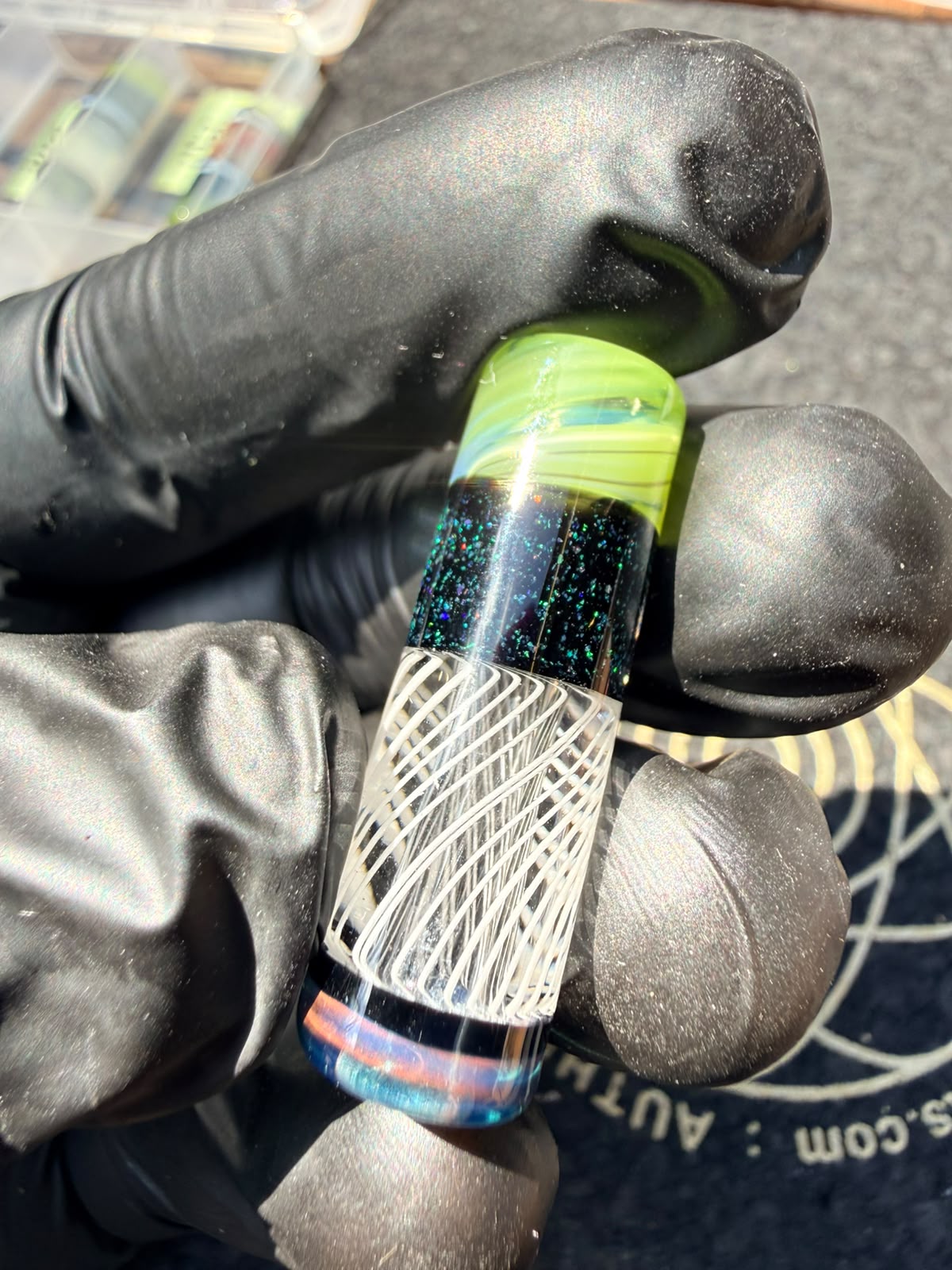 Conversion Glass Filter Tip – UV-Aktiv mit Crushed Opal