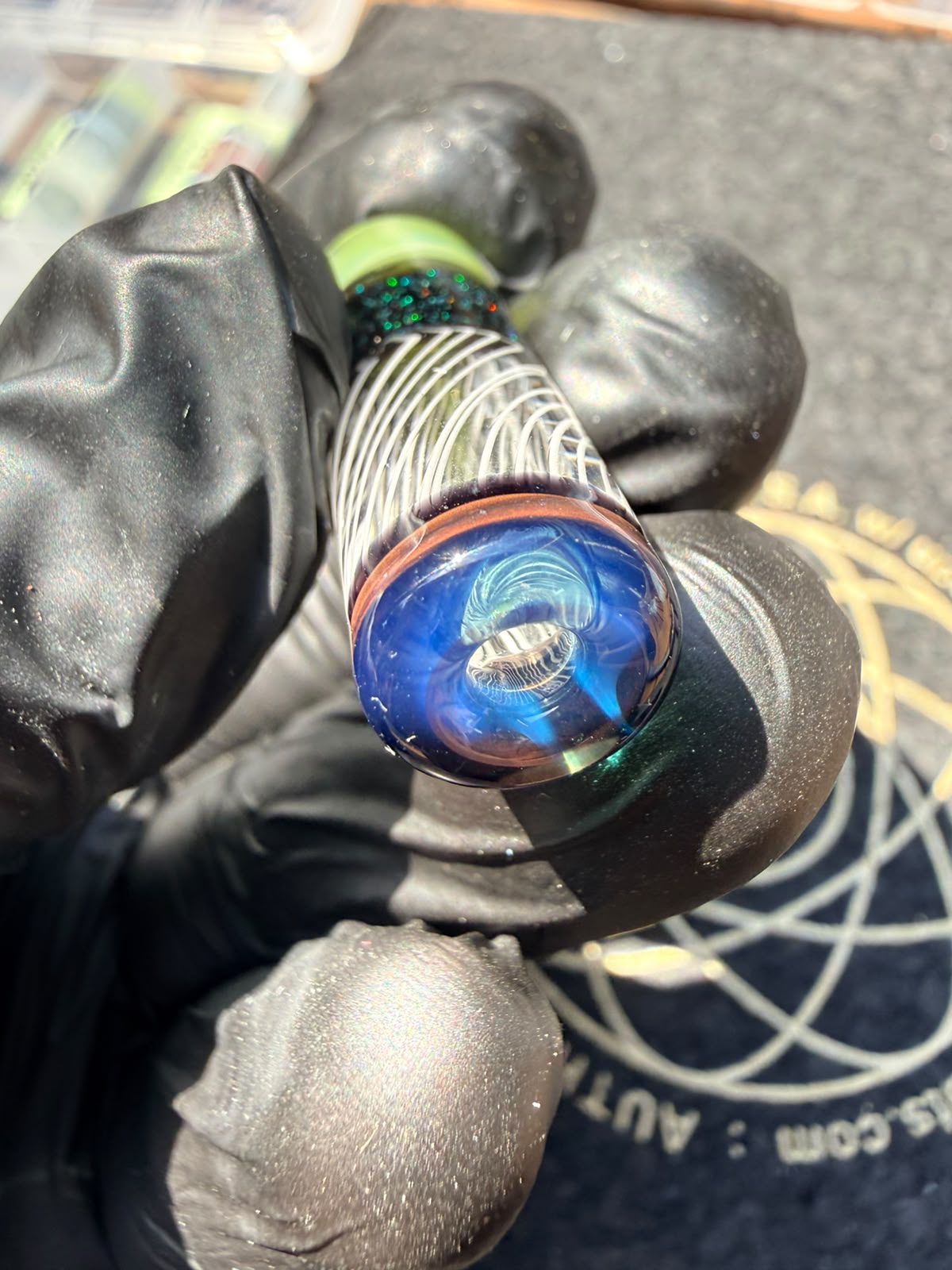Conversion Glass Filter Tip – UV-Aktiv mit Crushed Opal