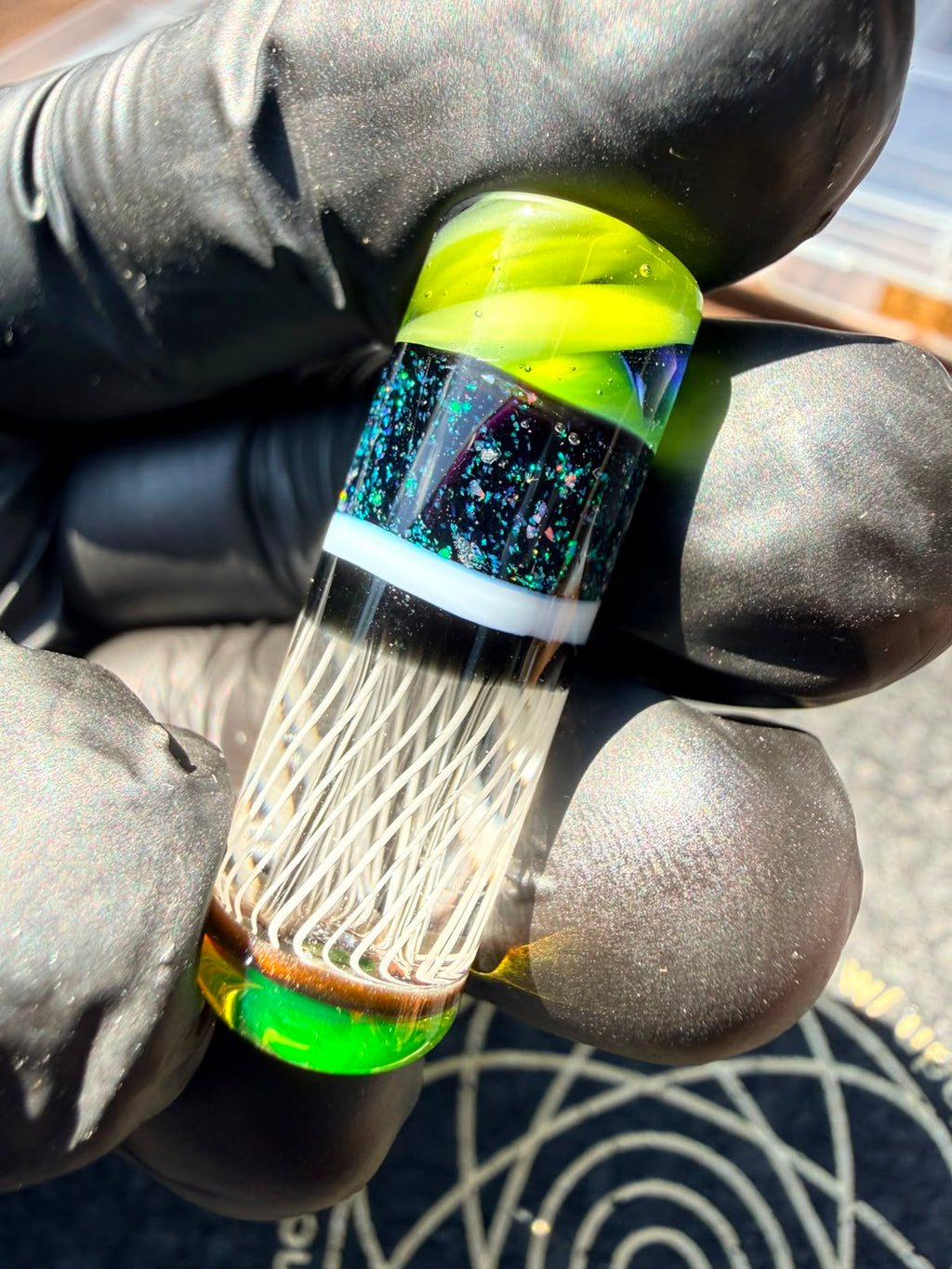 Conversion Glass Filter Tip – UV-Aktiv mit Crushed Opal