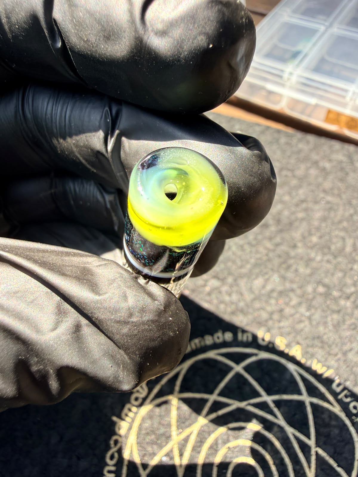Conversion Glass Filter Tip – UV-Aktiv mit Crushed Opal