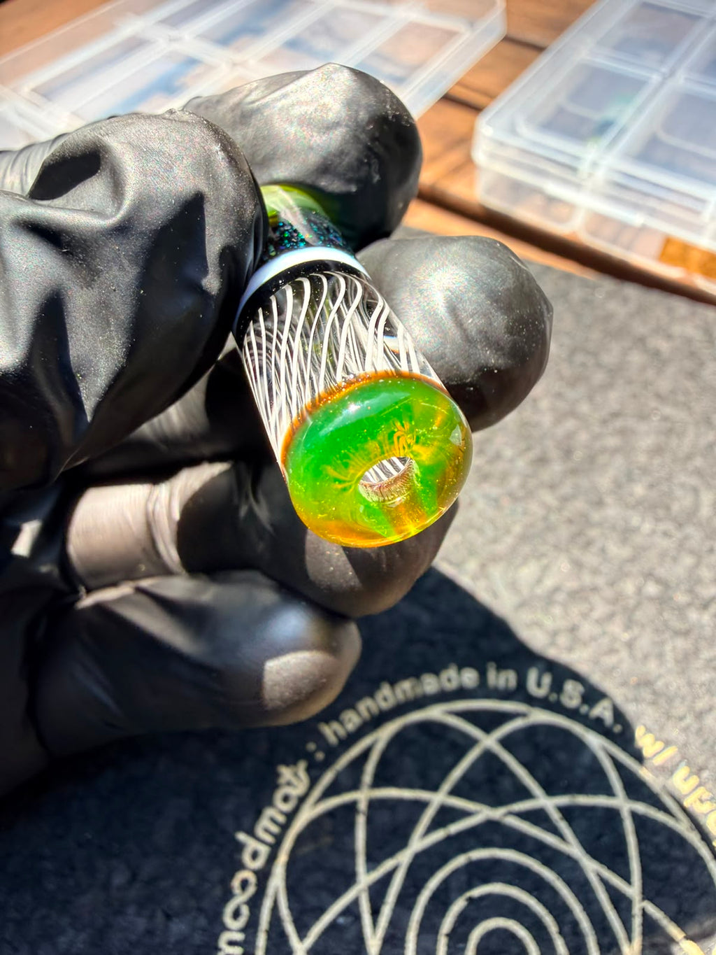 Conversion Glass Filter Tip – UV-Aktiv mit Crushed Opal