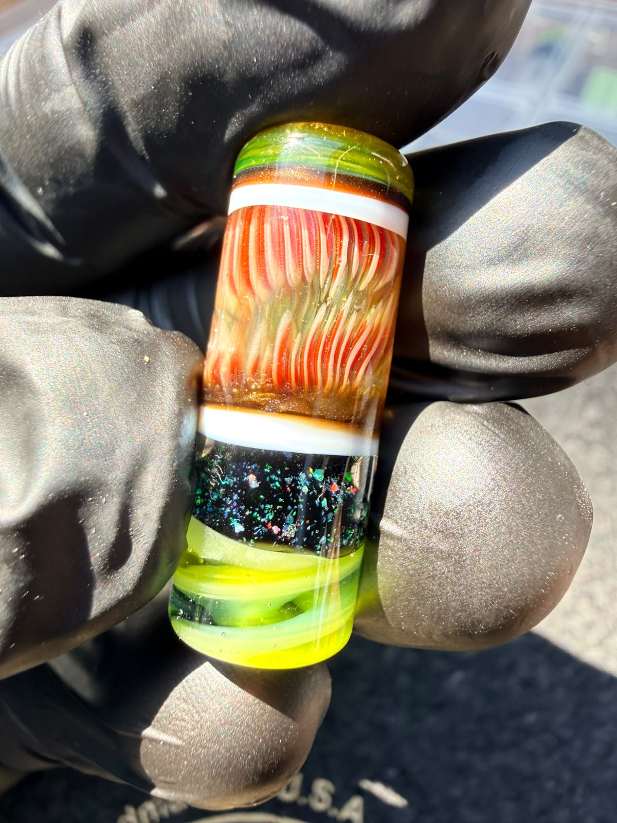 Conversion Glass Filter Tip – UV-Aktiv mit Crushed Opal