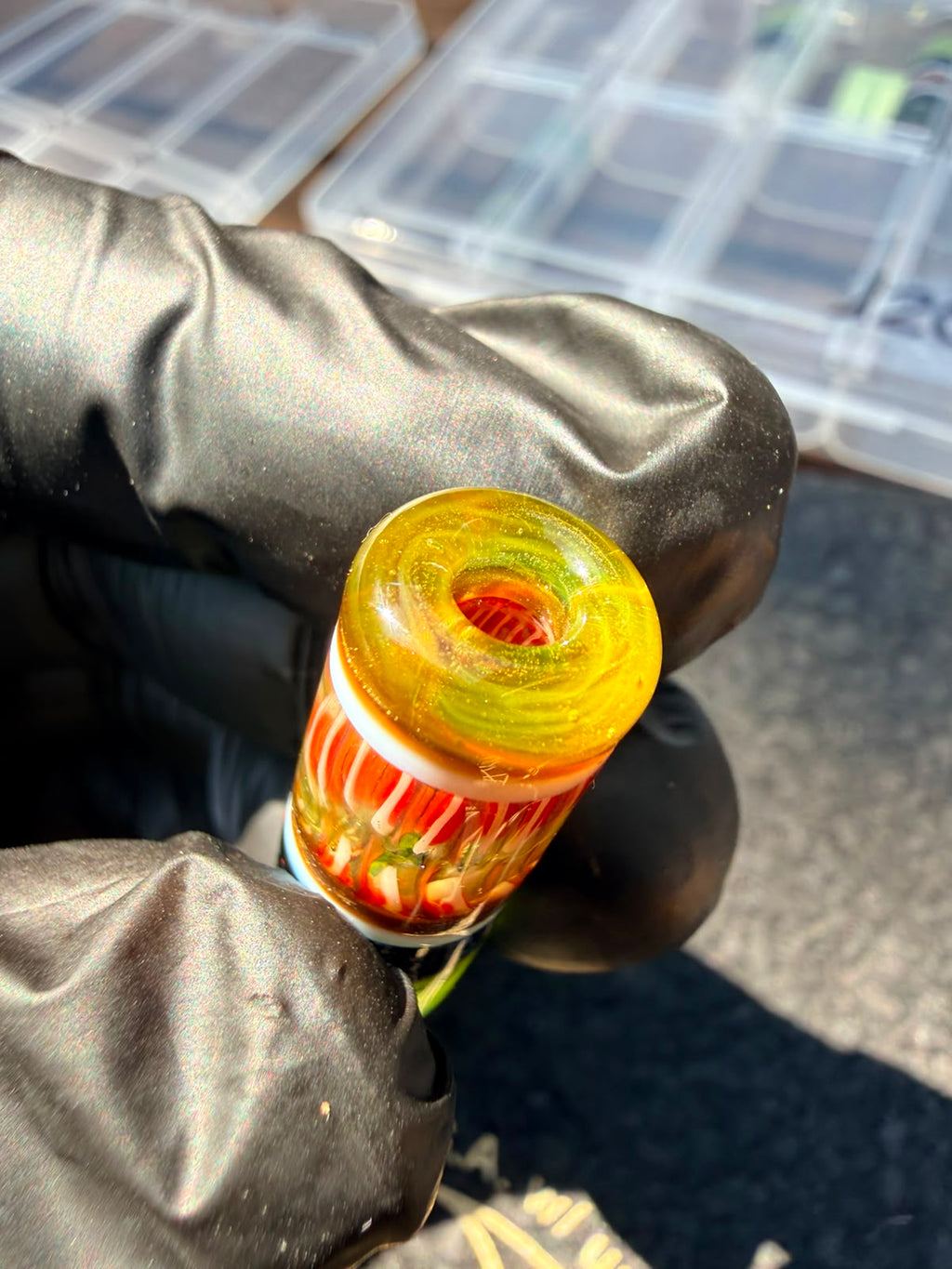 Conversion Glass Filter Tip – UV-Aktiv mit Crushed Opal