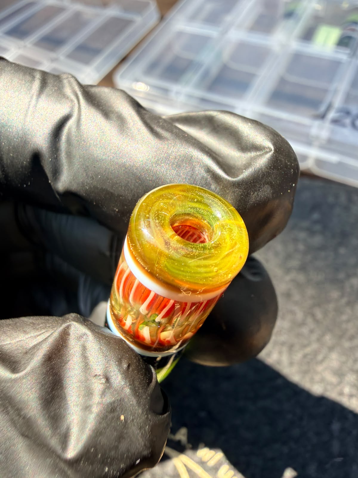 Conversion Glass Filter Tip – UV-Aktiv mit Crushed Opal